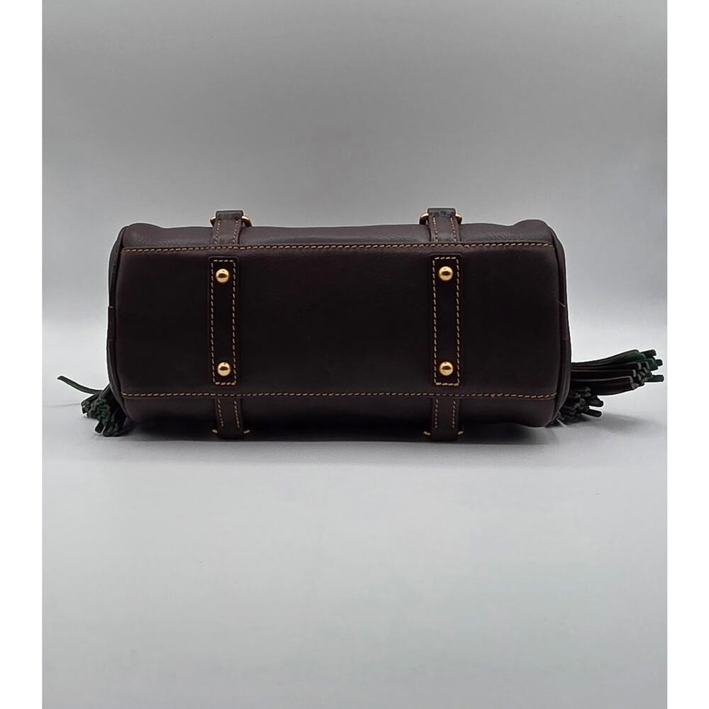 Dooney & Bourke Florentine Satchel 8L979 BM T Moro Brown Leather NWT Crossbody - Picture 7 of 16